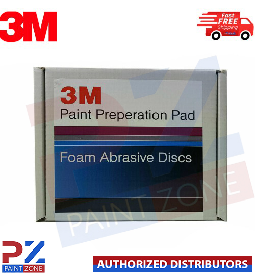 10x 3M 150mm 6" P2000 Grit Hook N Loop Foam Fine Finishing Discs Pad